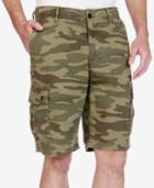 Lucky Brand Men's Camouflage Cotton Cargo Shorts