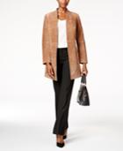 Charter Club Open-front Suede Jacket, Created For Macy's