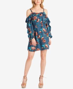 Jessica Simpson Bella Ruffled Cold-shoulder Dress