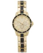 Charter Club Women's Chronograph Two-tone Bracelet Watch 30mm, Created For Macy's