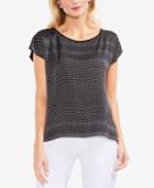 Vince Camuto Printed Pullover Top