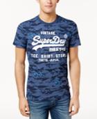 Superdry Men's Vintage Camo Logo-print T-shirt