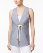 Kensie Tie-front Vest