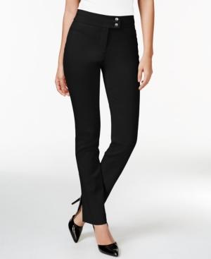 Style & Co. Slim-leg Tummy-control Pants, Only At Macy's