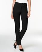 Style & Co. Slim-leg Tummy-control Pants, Only At Macy's