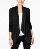 Inc International Concepts Petite Open-front Cardigan, Only At Macy's