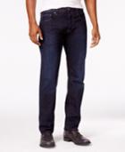Gstar Raw Men's Attacc Slim-straight Fit Dark Blue Jeans