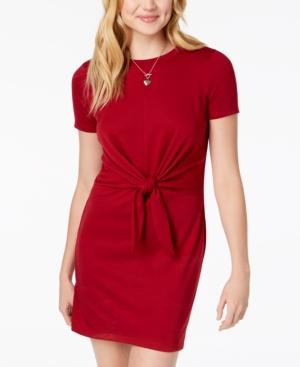 Bcx Juniors' Tie-front A-line Dress