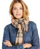 Charter Club Signature Plaid Cashmere Scarf, Only At Macy's