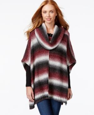 G.h. Bass & Co. Cowl-neck Handkerchief-hem Poncho