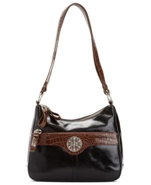 Giani Bernini Florentine Glazed Leather Filigree Hobo