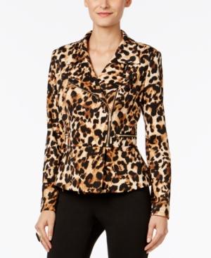 Thalia Sodi Peplum Moto Jacket, Created For Macy's