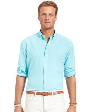 Polo Ralph Lauren Big And Tall Long Sleeve Oxford Shirt