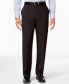 Alfani Red Black Pinstripe Pants, Only At Macy's