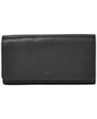 Fossil Emma Rfid Leather Flap Leather Wallet