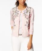 Charter Club Lace-front Cardigan, Created For Macy's