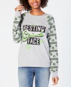 Rebellious One Juniors' Grinch Graphic Sweatshirt