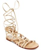 Steve Madden Women's Swyvel Lace-up Ankle-tie Gladiator Sandals Women's Shoes