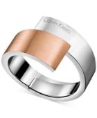Calvin Klein Two-tone Bypass Ring