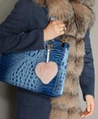 The Fur Vault Heart Rex Rabbit Fur Charm