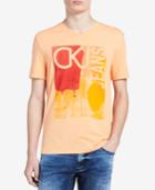 Calvin Klein Jeans Men's Painted Graphic Print Cotton T-shirt