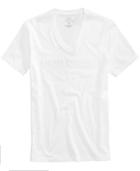 Armani Exchange Men's Embroidered V-neck T-shirt