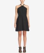 Cece Gigi Crisscross Lace-back Fit & Flare Dress