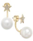Kate Spade New York Star Quality Gold-tone Imitation Pearl Earring Jackets