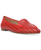 Franco Sarto Soho Perforated Pointed Toe Flats Women's Shoes