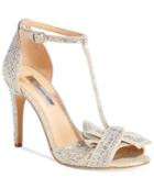 Inc International Concepts Risha Embellished Knot Detail Evening Sandals, Created For Macy's Women's Shoes