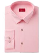 Alfani Men's Slim-fit Stretch Pink Solid Dress Shirt, Only At Macy's