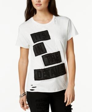 True Religion Cotton Ripped Pocket T-shirt