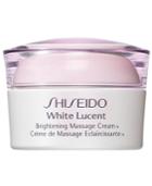 Shiseido White Lucent Brightening Massage Cream, 2.8 Oz