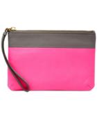 Fossil Keely Colorblock Leather Wristlet