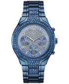 Guess Women's Sky Blue Ion-plated Stainless Steel Bracelet Watch 44mm U0628l6
