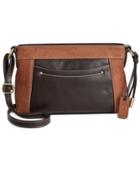 Giani Bernini Sandalwood Leather Horizontal Crossbody, Only At Macy's