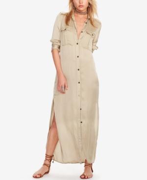 Denim & Supply Ralph Lauren Satin Military Shirtdress