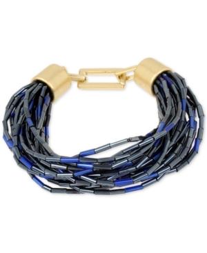 Kenneth Cole New York Gold-tone Multi-row Beaded Bracelet