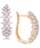 Wrapped In Love Diamond Hoop Earrings (2 Ct. T.w.) In 14k Gold, Created For Macy's