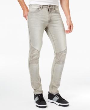Sean John Men's Moto Slim Fit Skinny Leg Stretch Jeans, Created For Macy's