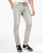 Sean John Men's Moto Slim Fit Skinny Leg Stretch Jeans, Created For Macy's
