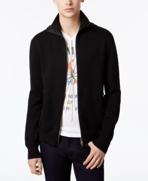 Armani Exchange Men's Textured Hooded Jacket