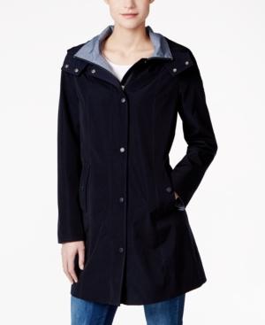 Nautica Hooded A-line Coat