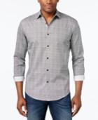 Alfani Men's Texture-print Classic-fit Shirt, Only At Macy's