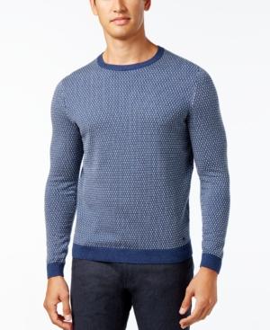 Hugo Boss Green Men's Ricco Geometric Sweater