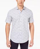 Tasso Elba Men's Floral-print Shirt, Created For Macy's