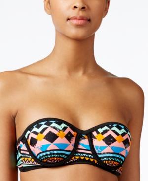 Bikini Nation Tribal Vibes Printed Underwire Bikini Top Women's Swimsuit