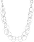 Anne Klein Bubble-style Open Link Collar Necklace