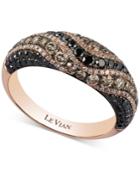 Le Vian Exotics Diamond Swirl Statement Ring (1-1/3 Ct. T.w.) In 14k Rose Gold