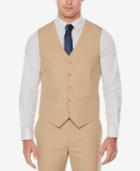 Perry Ellis Men's Slim-fit Cotton Khaki Vest